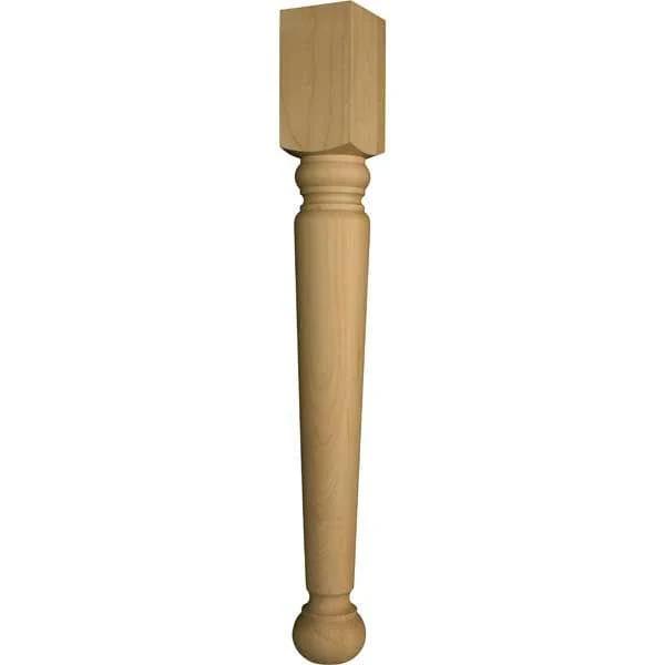Country Table Leg - Species:Alder